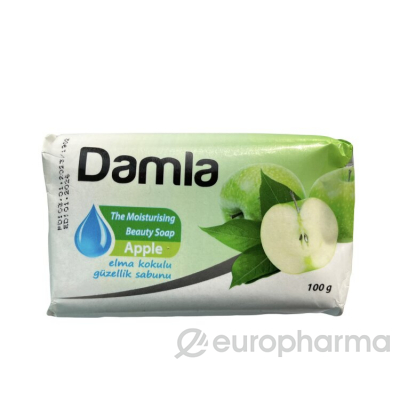 Туалетное мыло DAMLA 100гр Apple the moisturising beauty soap