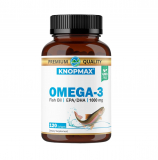 KNOPMAX Omega 3 plus Vitamin  Е, EPA/DHA 120 каспул, 1000мг