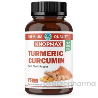 KNOPMAX Organic Turmeric Curcumin, 90 капсул. 700mg