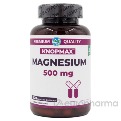 KNOPMAX Magnesium 500 mg, 120 капсул