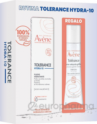 AVENE Набор НГ 2025 Натуральное увлажнение Tolerance Hydra-10