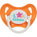 Baboo Соска-пустышка круглая Sealife 6 м+ силикон персиковый