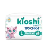 Kioshi: Подгузники-трусики Basic L38, 10-14 кг