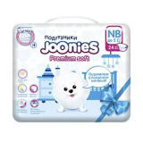 Joonies Подгузники Premium Soft, размер NB (0-5 кг), 24 шт