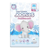 Joonies Подгузники Premium Soft, размер M (6-11 кг), 58 шт