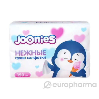 Joonies Салфетки бумажные сухие, 150 шт