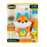 Chicco: Игрушка-погремушка "Лисичка" 6м+