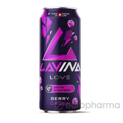 LAVINA ENERGY DRINK Berry Crush   напиток безалкагольный 0,45л