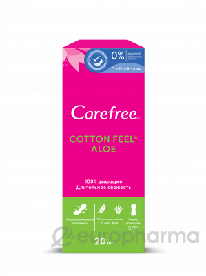 Carefree Cotton Aloe 20 шт.