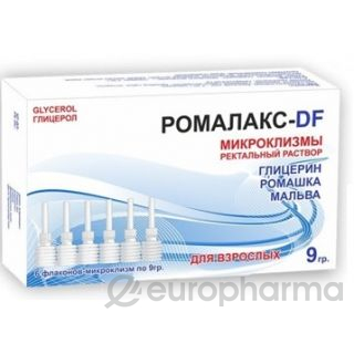 Ромалакс- DF 9 грамм № 6 ректальный раствор