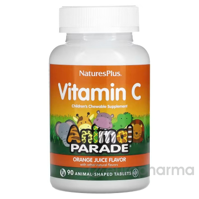 Animal Parade Витамин С апельсин №90 жеват табл /29998/
