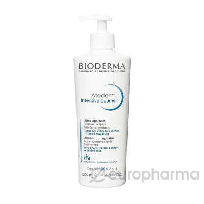 Bioderma Atoderm интенсивный бальзам уход для сухой атопичной кожи 500 мл