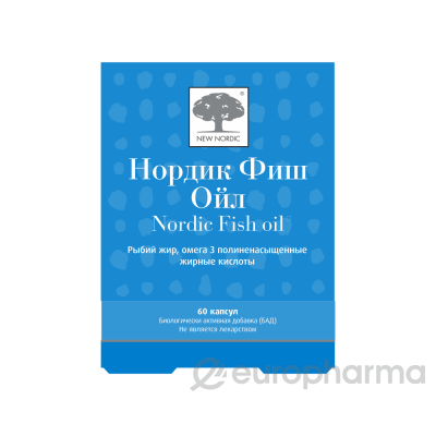 Бад Nordic Fish Oil (Рыбий жир) 700 мг, №60, капс.