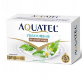 Aquatel крем-мыло твердое зеленый чай матча 90 гр*24