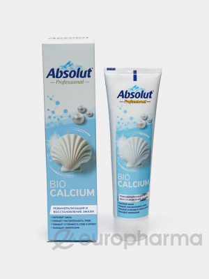 ABSOLUT BioCalcium з/п Восстановление эмали и бережное отбеливание 110 гр*24