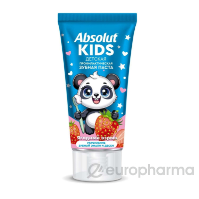 ABSOLUT KIDS з/п ягодный взрыв, 75 г*24