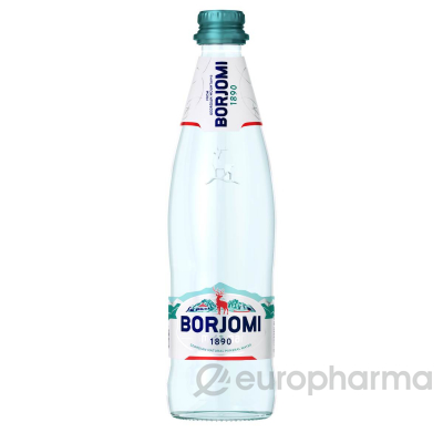 Borjomi вода минеральная стекло 0,5 л