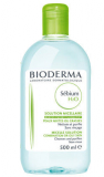 Bioderma мицелловый раствор мягкое очищение удаление макияжа Себиум Н2О 500 мл