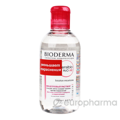 Bioderma Сенсибио мицелловый раствор против покраснения,мягкое очищение, удаление макияжа 250 мл
