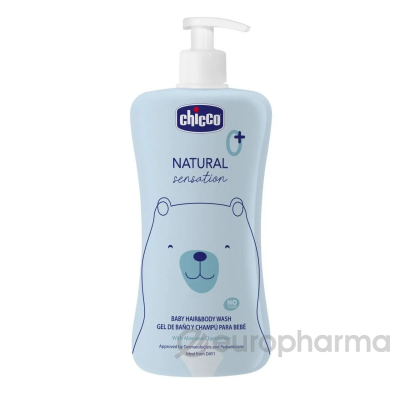 Chicco: Средство мытья волос и тела без слез Natural Sensation, 500мл 0м+