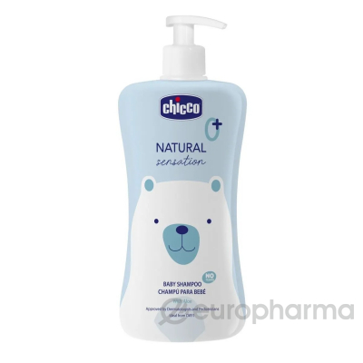 Chicco: Шампунь Natural Sensation, с алоэ и маслом сладкого миндаля 500 мл