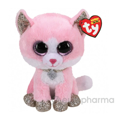 TY Мягкая игрушка Beanie Boo's кошка Фиона, 25см
