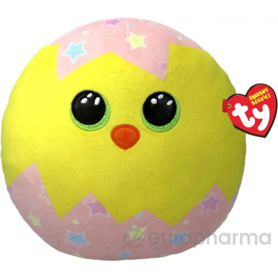 TY Мягкая игрушка-сквиш цыпленок Пиппа, 25 см