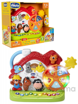 Chicco: Игрушка развивающая Говорящая ферма New ABC 12м+