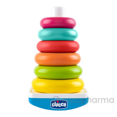 Chicco: Развивающая игрушка Пирамидка Ring Tower 6м+ NEW