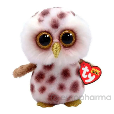 TY: Мягкая игрушка Beanie Boo's, совенок Уули, 15 см