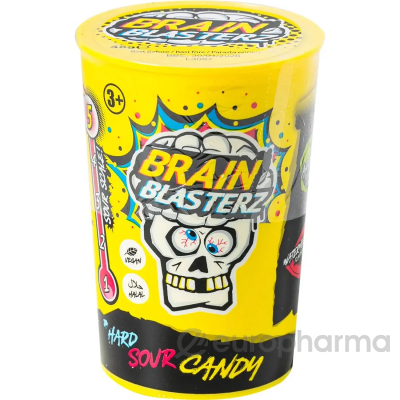 Brain Blasterz Карамель кислая Original Sour Candy 48г