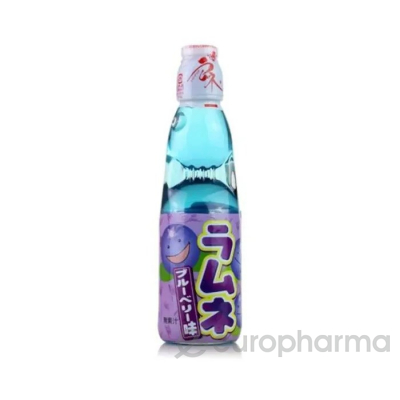 Ramune Лимонад голубика Hatakosen 200мл (Япония)