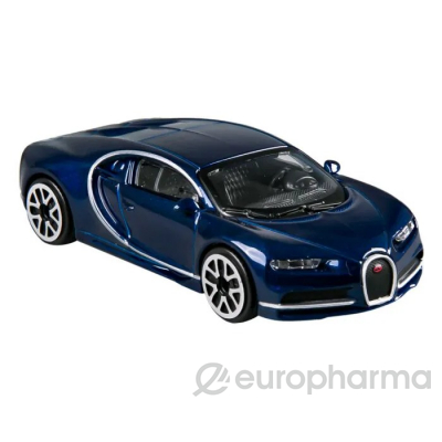 BBURAGO: 1:43 Bugatti Chiron (met. deep blue)