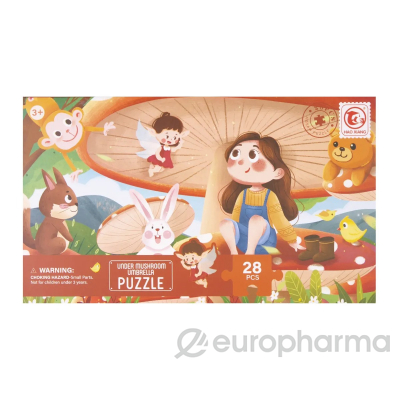 Puzzles: Пазлы Под грибным зонтиком, 28 эл.