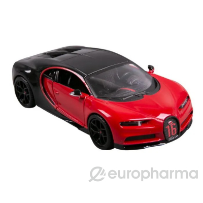 BBURAGO: 1:32 Bugatti Chiron Sport (red/black)