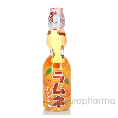 Ramune Лимонад апельсин Hatakosen 200мл (Япония)