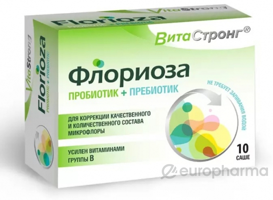 ВИТАСТРОНГ ФЛОРИОЗА N10 САШЕ-ПАКЕТ