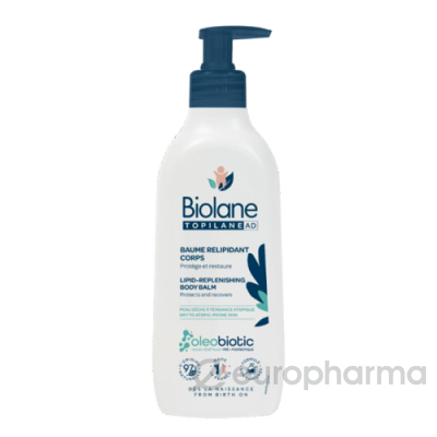 BIOLANE TOPILANE AD Липидовосстанавливающий бальзам для тела, 350мл