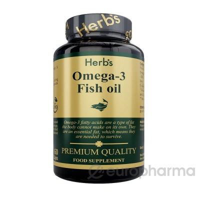 Herbs «Омега-3 рыбий жир» 1000 мг 330 EPA & 220 DHA (EE)