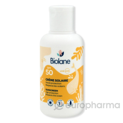 BIOLANE Крем от загара SPF 50, 125мл