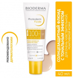 Bioderma PHOTODERM Cолнцезащитный флюид со светлым оттенком 40мл  SPF100+