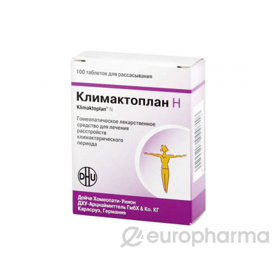 Климактоплан N №60 таблетки по 3 контурных упаковок в пачке из картона