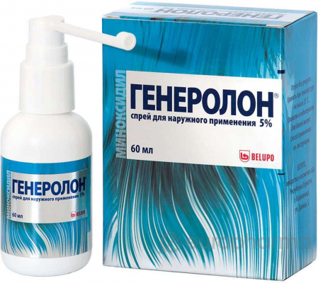 Генеролон 5% 60 мл спрей