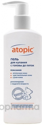 Atopic Гель Для Купания С Головы До Пяток, 250 Мл