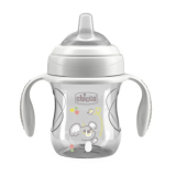 Chicco: Поильник Training Cup 200 мл 6м+, серый new