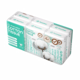 PURCOTTON салфетки карманные  Cotton  Tissue 8 шт 6 уп
