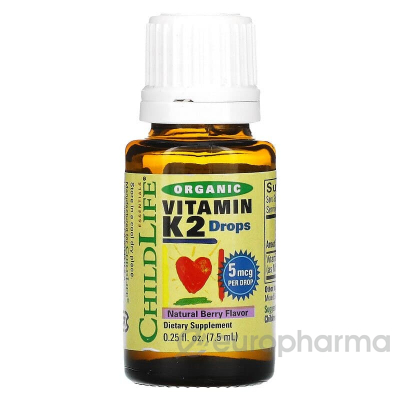 ChildLife 2 Витамин К2 капли 7,5 мл (Vitamin K2 Drops)