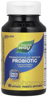 NATURE'S WAY PRIMADOPHILUS BIFIDUS» БАД N90 КАПСУЛ