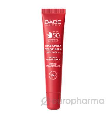 Солнцезащитный цветной бальзам для губ и румяна 2в1 (нюдовый) spf50