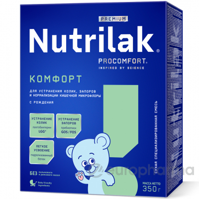 Nutrilak Premium Комфорт смесь, 350 г